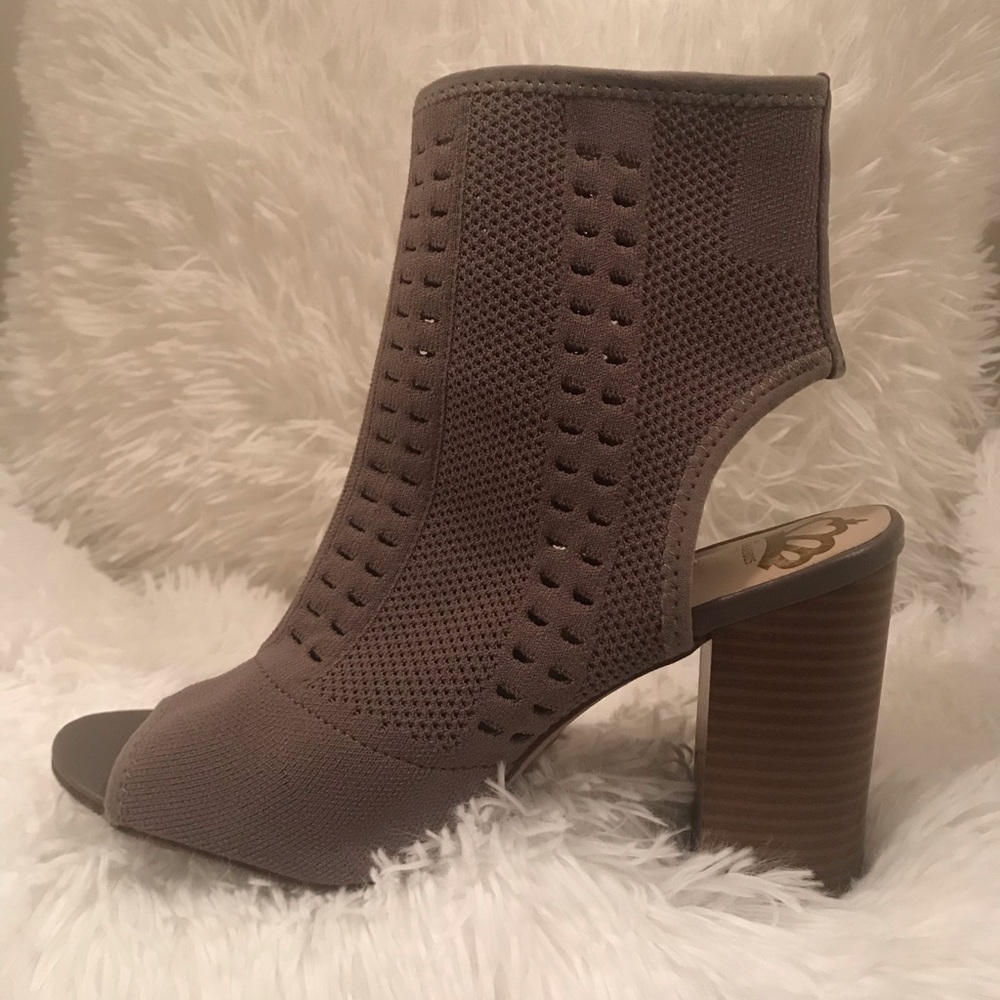 Open toe sock bootie